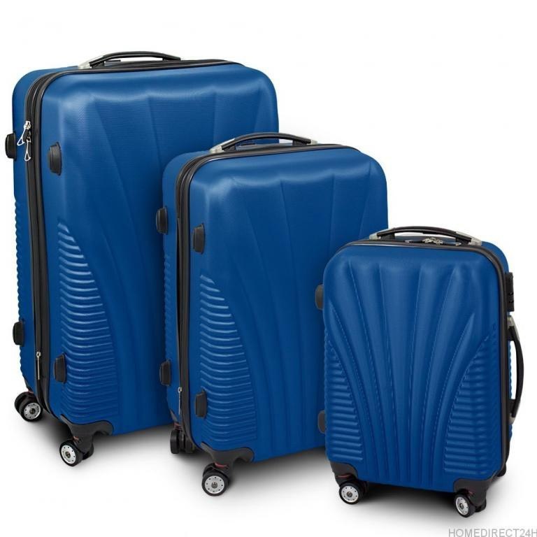 Zestaw Walizek Podróżnych ABS MOVEMANIA Naru 76 x 51 x 31 cm - Granatowy
